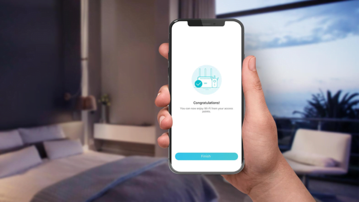 Instalação e configuração do AX73 pode ser feita pelo app TP-Link Tether (Imagem: Reprodução)