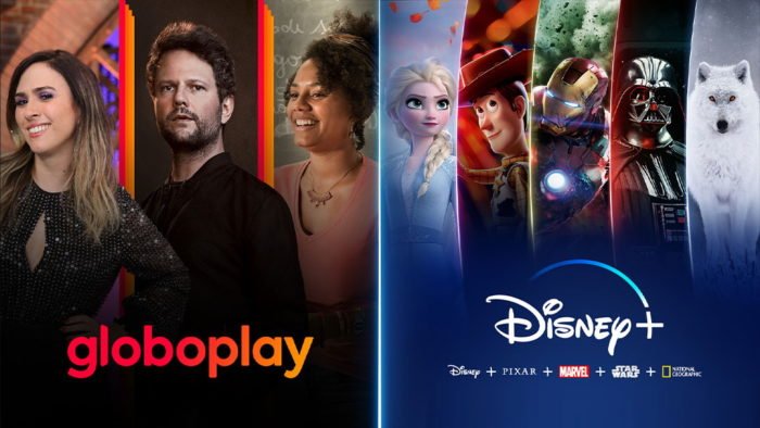 Globoplay e Disney+ (Imagem: Divulgação/Globo)