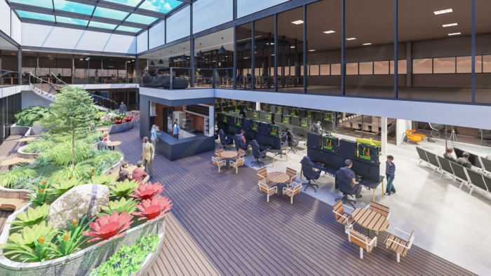 HubCG terá espaços para coworking e desenvolvimento de games (Imagem: Divulgação/HubCG)